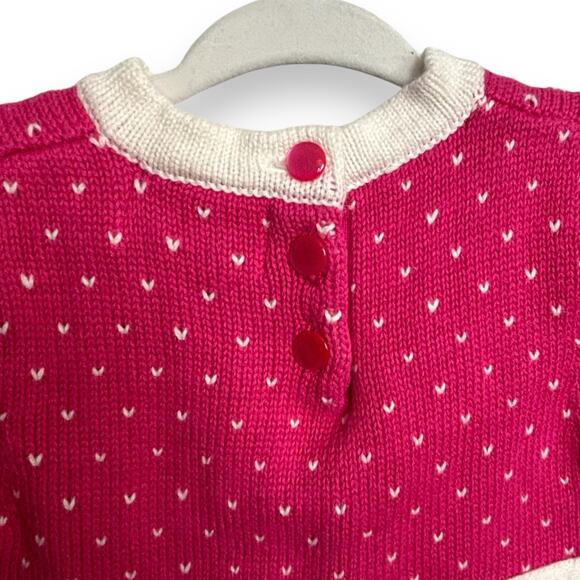 Heirloom by Polly Flinders Pink Sweater Dress Size 9 months - Picture 4 of 6